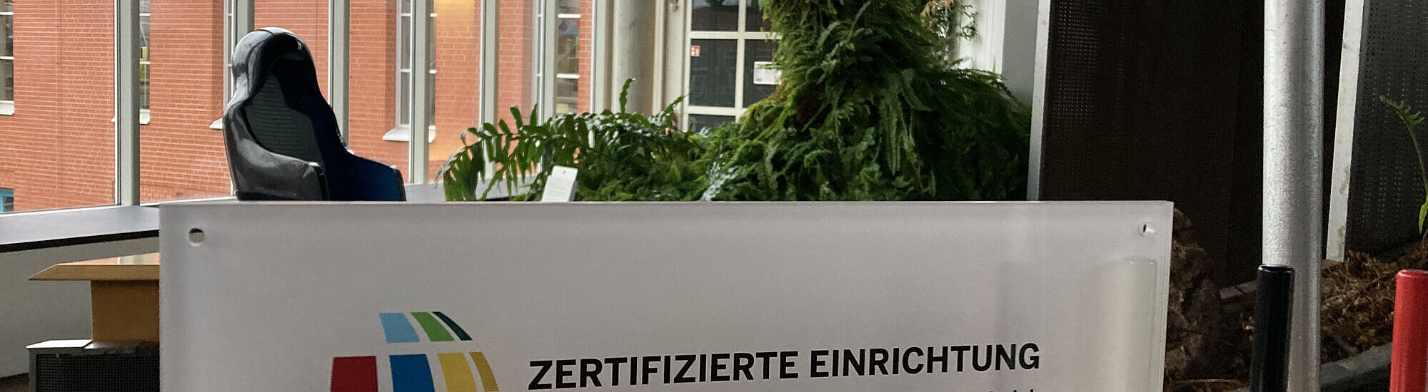 Zertifikat für die Auszeichnung "Bildung für nachhaltige Entwicklung"