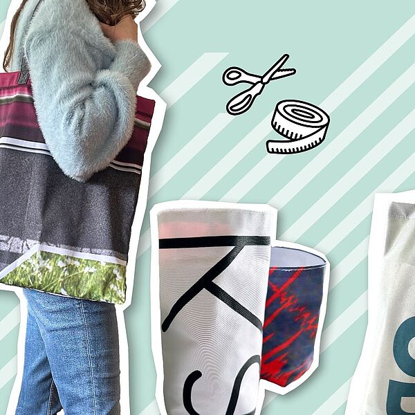 Collage mit N&auml;hutensilien