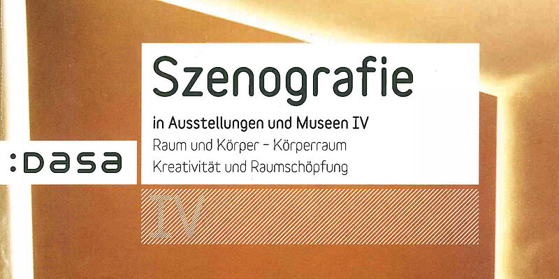 Cover des 4. Szenografie-Bandes der DASA