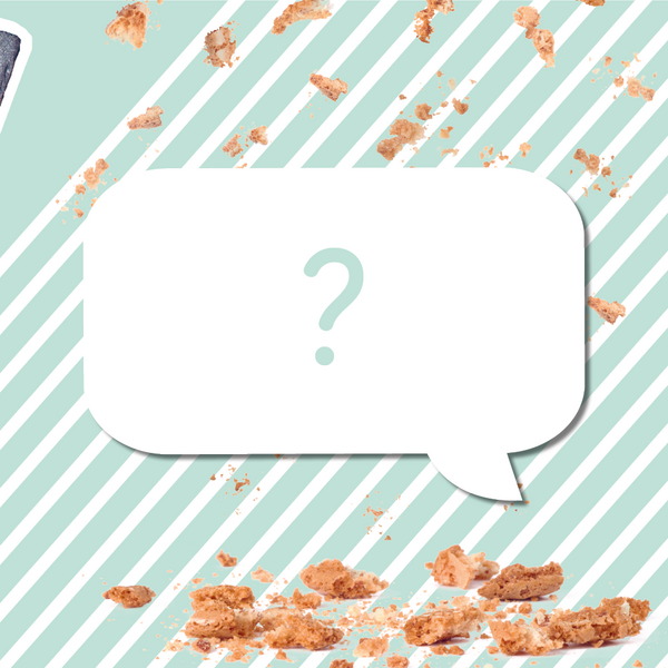 Grafik mit Streifen und Mehlwürmern