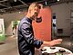 Buzzer Buzzer-Station zum Feedback zur Ausstellung "Alles im Angebot".