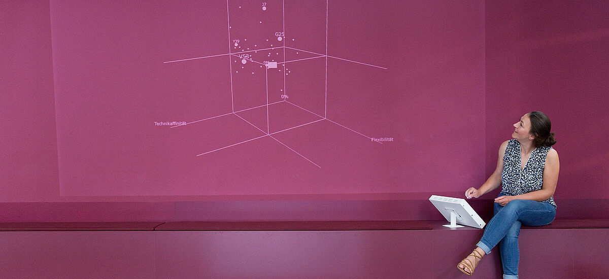 Voting Station in der DASA-Ausstellung "Neue Arbeitswelten"