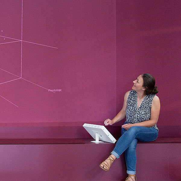 Voting Station in der DASA-Ausstellung "Neue Arbeitswelten"