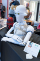 Ein Roboter aus dem 3-D-Drucker auf der Maker Faire Ruhr