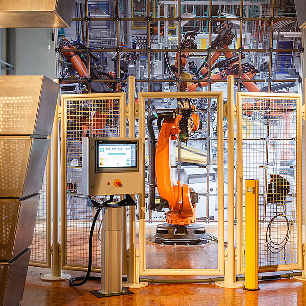 Industrieroboter in der DASA